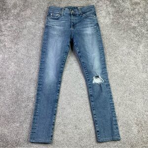 Ag Adriano Goldschmied Farrah Jeans Women’s 25 Blue Skinny Ankle High Rise
